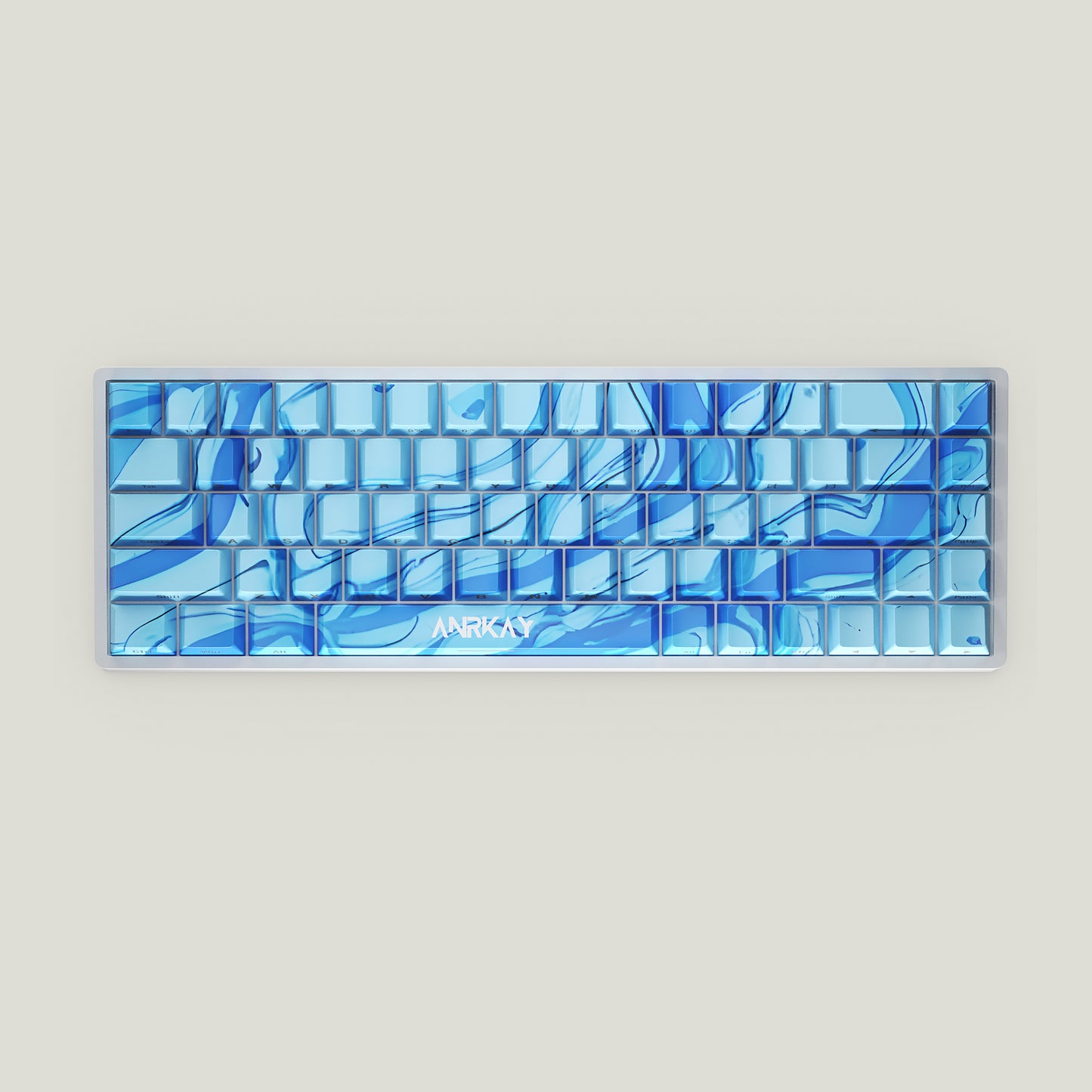 ANRKAY Aqua Aura Mechanical Keyboard - 68 Keys